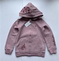 FatFace Girls Lilac Embroidered Full Zip Hoodie Age 9-10 Years *BNWT*