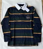 Fatface Boys Navy Stripe Rugby Jumper Age 10-11 Years *BNWT*