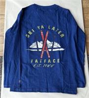 Fatface Boys Cobalt Blue Ski Later Graphic T-Shirt Age 8-9 Years *BNWT*