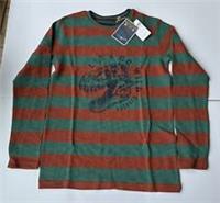 Fatface Boys Stripe Dinosaur T-shirt Age 9-10 Years *BNWT*