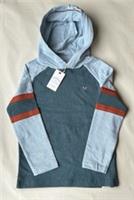 Fatface Boys Hooded Teal Doubles Jersey T-Shirt Age 6-7 Years *BNWT*