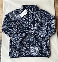Fatface Girls Navy Mini Me Geo Full Zip Fleece In Various Sizes *BNWT*