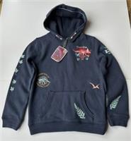 Fatface Unisex Kids Navy Dinosaur Sweat Hoodie In Various Sizes *BNWT*