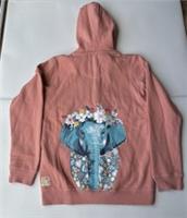 FatFace Girls Coral Floral Elephant Zip Through Hoodie Age 12-13 Years *BNWT*