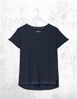 Ex Fat Face Womens Short Sleeve Felicity Felicity Pyjama Top in Navy - 8 Regular