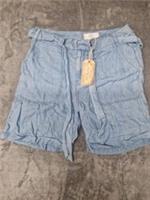 FatFace Lily Blue Chambray Shorts UK 8 Pockets, BNWT