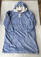 Fatface Girls Blue Unicorn Oversized Snuggle Fleece Size Large *BNWT*