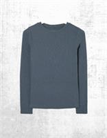 Womens Fat Face Jersey Top Grey Long Sleeve Soft Cotton Callie Top - 12 Regular