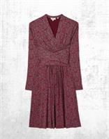 Womens Fat Face Jersey Dress Long Sleeve Delphine Vine in Vine (A Bit Defect) - 10 Regular