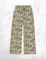Womens Fat Face Pyjama Bottom Peacock Linen Blend Pockets (A Bit Defect) - 14 Regular