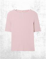 Womens Fat Face Jersey Top Blush Pink Short Sleeve Cotton Callie Top (Defect) - 12 Regular