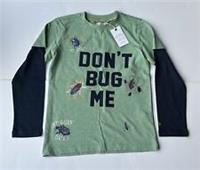 Fatface Boys Green Dont Bug Me Graphic T-shirt Age 4-5 Years *BNWT*