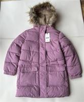 FatFace Girls Lily Dusky Purple Longline Coat Age 6-7 Years *BNWT*