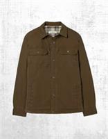 Mens Fat Face Overshirt Collared Long Sleeve Rutland Layring Brown Pockets - S Regular
