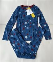 Fatface Boys Petrol Blue Star Print Snug Pyjamas Age 9-10 Years *BNWT*