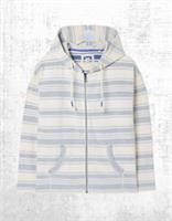 Womens Fat Face Hoodie Long Sleeve Daisy Textured Overhead Multi (Defect) - M Regular