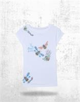 Womens Fat Face Pyjama Top Short Sleeve Betty Bee 100% Cotton Ivory Crew Neck - 10 Regular