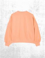 Womens Fat Face Jersey Sweatshirt Crew Neck Peach Long Sleeve Cotton - S Regular