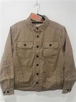 Fatface Rutland Overshirt Jacket Size S M Sand Cotton Shacket Jacket RRP £69 - M Regular