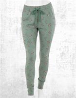 Womens Fat Face Pyjama Leggings Ellie Green Robbin Pyjama Bottoms - 20 Regular