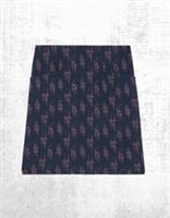 Womens Fat Face Mini Skirt Jennie Ditsy Purple Floral Jersey Cotton - 12 Regular