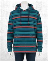 Mens Fat Face Stripe Hoodie Trescowe Breton Natural Blue Multi (A Bit Defect) - M Regular