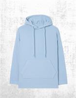 Womens Fat Face Hoodie Luna Blue 100% Cotton Jersey Pockets Long Sleeve (Defect) - M Regular