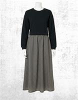 Womens Fat Face Dress Jersey Dress Jumper Style Nia Black Ikat Midi Dress - 12 Regular