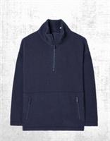 Womens Fat Face Sweatshirt Cotton Thea Half Neck Navy (A Bit Defect) - L Regular