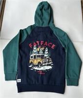 Fatface Boys Glow In The Dark Land Rover Full Zip Hoodie Age 12-13 Years *BNWT*