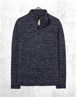 Mens Fat Face Long Sleeve Woolacombe Half Zip Sweatshirt in Navy - XS Regular