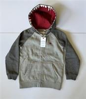 Fatface Boys Grey Wolf Tooth Zip Through Hoodie Age 9-10 Years *BNWT*