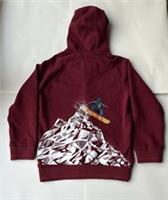Fatface Boys Burgundy Snowboarding Zip Through Hoodie Age 10-11 Years *BNWT*
