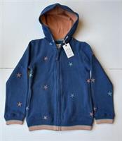 FatFace Girls Blue Star Embroidered Full Zip Hoodie Age 10-11 Years *BNWT*