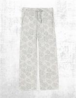 Womens Fat Face Wide Leg Loal Jersey Pyjama Bottom Leggings Lightweight Pocket - 20 Regular