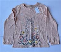Fatface Girls Pink Bunny Jersey Graphic Long Sleeve Top Age 10-11 Years *BNWT*