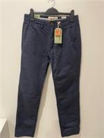 Fat Face Modern Coastal Chinos W30 L31 Navy Soft Cotton Stretch RRP &pound;50 - 30 Regular