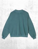 Womens Fat Face Jersey Sweatshirt Crew Neck Teal Jule Long Sleeve (Defect) - XL Regular