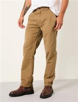 Fat Face Modern Coastal Chinos W32 L29 Sand Beige Soft Cotton Stretch RRP &pound;50 - 32 Regular
