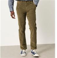 Fat Face Straight Cord Chino Trousers W32 L30 Khaki Green RRP &pound;55 - 32 Regular