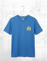Mens Fat Face Short Sleeve Jersey Printed T-shirt Scotland Blue (A Bit Defect) - M Regular
