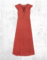 Womens Fat Face Sleeveless Suki Maxi Jersey Dress Orange (A Bit Defect) - 12 Regular