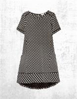 Womens Fat Face Short Sleeve Simone Ethic Jersey Dress Black (A Bit Defect) - 12 Long