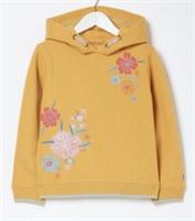 FatFace Girls Yellow Flower Placement Hoodie Age 6-7 Years *BNWT*