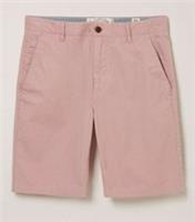 Mens Fat Face Whitby Lightweight Chino Short Pink W30 Regular Cotton Casual - 30 Regular