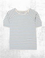Womens Fat Face Short Sleeve Skylar Stripe Top in Blue (A Bit Defect) - 12 Regular