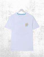 Mens Fat Face Short Sleeve Printed Graphic White Sundae Best T-Shirt (Defect) - 2XL Regular