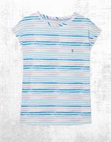 Womens Fat Face Short Sleeve Stripe Graphic T-Shirt Multi (A Bit Defect) - 16 Regular