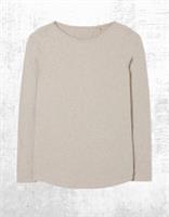 Womens Fat Face Organic Bree Long Sleeve Casual Cotton T-shirt Beige (Defect) - 8 Regular