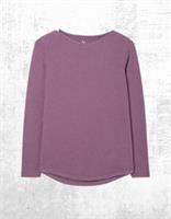 Womens Fat Face Organic Bree Long Sleeve Casual Cotton T-shirt Dusky (Defect) - 14 Regular